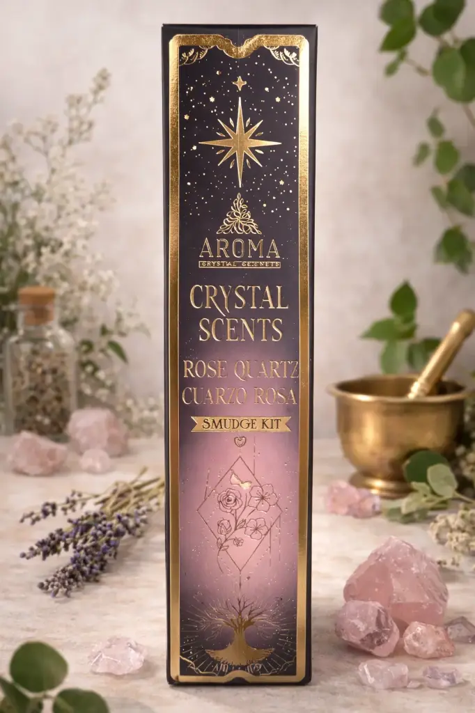 Encens "Précieux" + Quartz rose