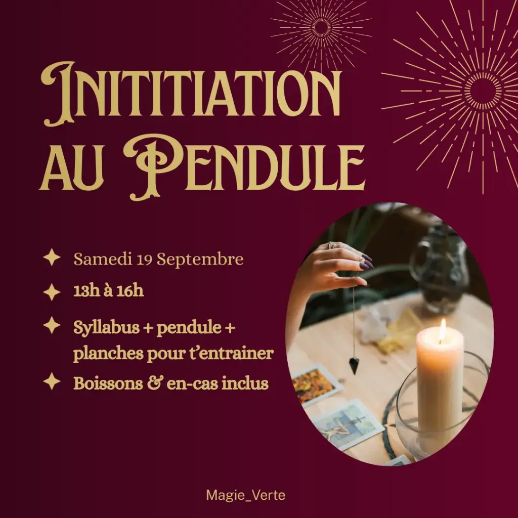 Acompte "Initiation au pendule divinatoire"