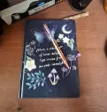 Carnet ligné + Stylo Améthyste