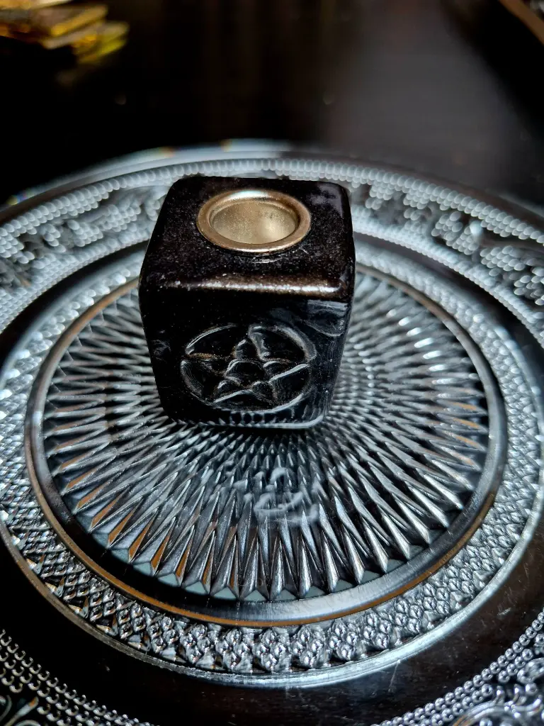 Support bougie "Pentacle"