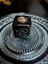 Support bougie "Pentacle"
