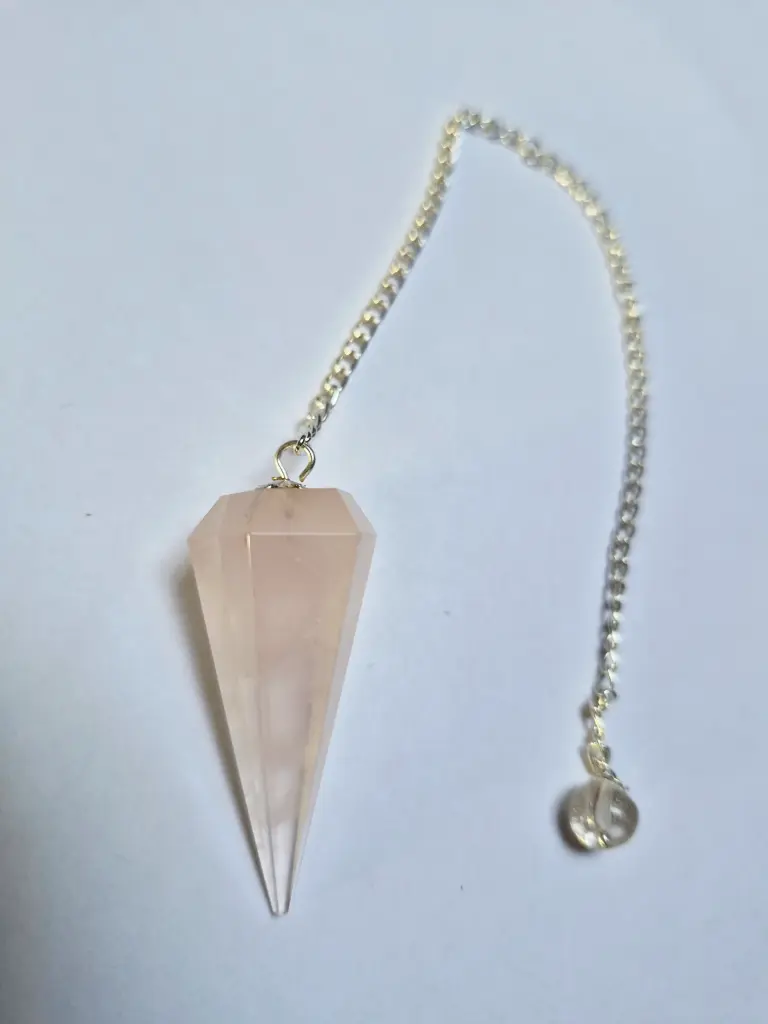 Pendule Prisme Quartz rose