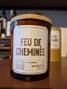 Bougie "Feu de Cheminée" 