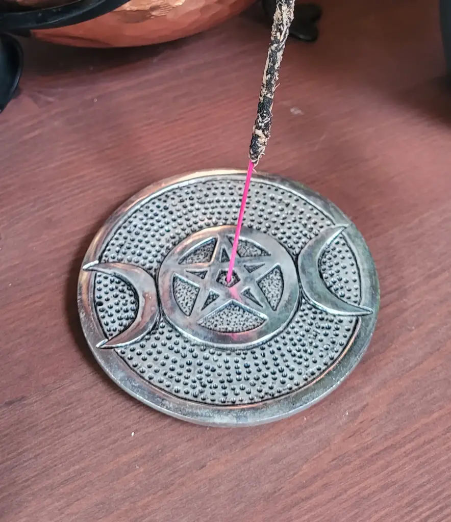 Porte encens "Triple lune"
