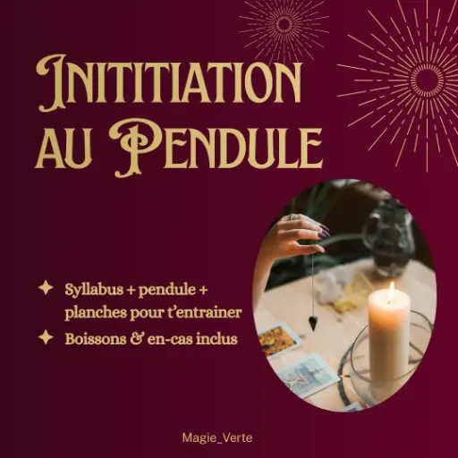 Acompte "Initiation au pendule divinatoire"
