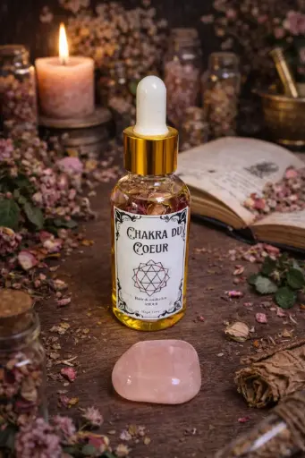 Chakra du coeur: Amour + Quartz Rose