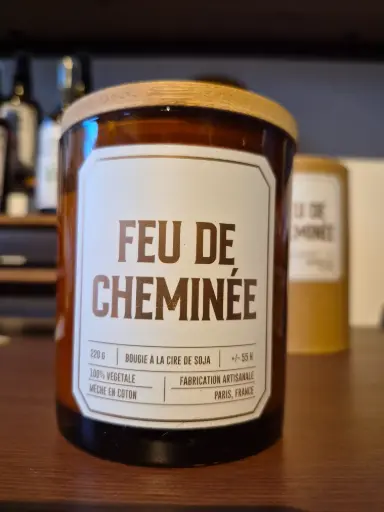 Bougie "Feu de Cheminée" 